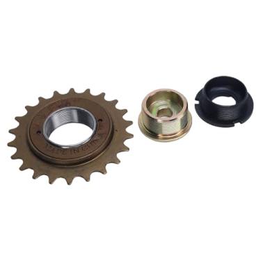 Imagem de KUIDAMOS Adaptador de Conector de Roda Livre de Bicicleta Transmissão Poderosa para Modificação de Motocicleta de Triciclo Elétrico, Kit de Roda Livre de Aço 22T para Entusiastas de DIY