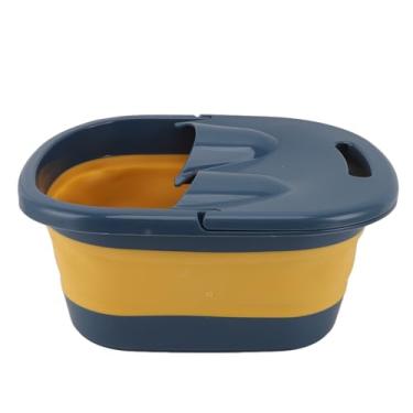 Imagem de Mingzhe Bacia Dobrável para Banho de Pés, Banheira de Massagem Relaxante para Pés, Balde Universal Imersão o Bem-estar Doméstico (Locke Amarelo)