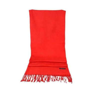 Imagem de Cachecol Feminino De Caxemira Para Inverno, Quente, Grosso E Macio, Ma