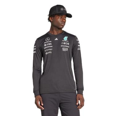 Imagem de Camisa Adidas Driver Manga Longa Mercedes Amg Petronas Formula One Team Masculino-Masculino