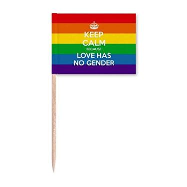 Imagem de Arco-íris gay LGBT Art Deco Presente Fashion Palito de Dente Bandeiras Marcador Topper Decoração de Festa