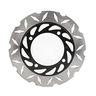 Imagem de Rotor de disco de freio de 240 mm, material de aço inoxidável de 240 mm/9,45 pol. Rotor de disco de freio traseiro de motocicleta padrão original para para motocicleta