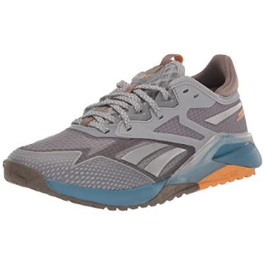 Imagem de Reebok Tênis feminino Nano X2 Tr Adventure Cross Trainer, Cinza puro/cinza trek/azul aço, 7.5