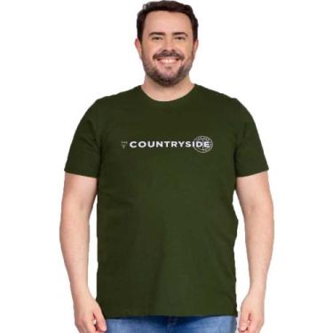 Imagem de Camiseta T-Shirt Masculina Cm-470 Plus Size Texas Farm