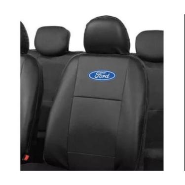 Imagem de Capa de couro para bancos Ford Ka/Fiesta: durabilidade e luxo - ferro 