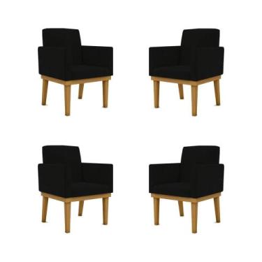 Imagem de KIT 4 Poltronas Reforçadas Decorativa Penteadeira Maquiagem - Balaqui 