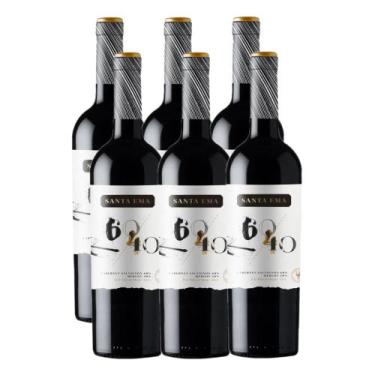 Imagem de Vinho Tinto Santa Ema 60/40 Cebernet/merlot 60 40 750ml 6und