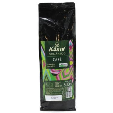 Imagem de Café Torrado em Grãos Orgânico Korin 500g