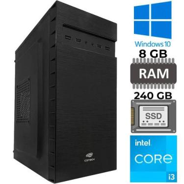 Imagem de Computador Core I3-2100,Ram 8Gb, Ssd 240Gb, Gt-H61, Windows - Sobralte