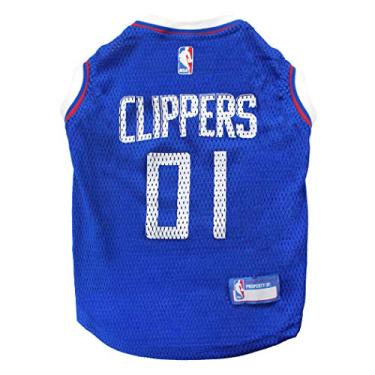 Imagem de Pets First Camiseta NBA LOS ANGELES CLIPPERS DOG, GG - Regata de basquete para animais de estimação