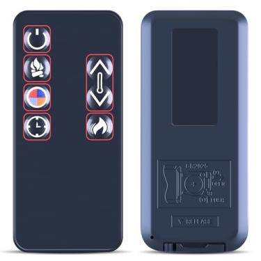 Imagem de Novo controle remoto de substituição compatível com lareira elétrica Real Flame 13057E 13057E-VGY 8020E 8020E-W 8020E-CO 8020E-BLK 8022E 8022E-W 8022E-DW 4130E-W 4130E-EO 4130E