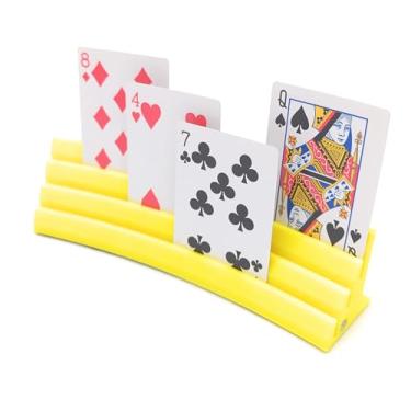 Imagem de HERO Creations 1 Unit Playing Card Holder Tray for Cards-Board Games- Terraforming Mars-Uno (Yellow)