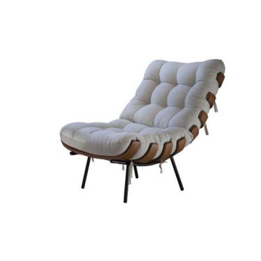 Imagem de Poltrona  Costela - Linho Claro - Larflex