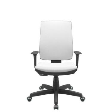Imagem de Cadeira Office Brizza Soft Aero Branco RelaxPlax Base Standard 120cm -