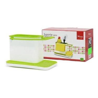 Imagem de Porta Detergente / Esponja / Sabao De Plastico Colors 21x13x - Oem