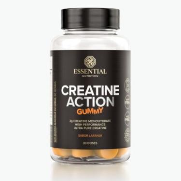 Imagem de Creatine Action Gummy Laranja Essential Nutrition 60 Gomas