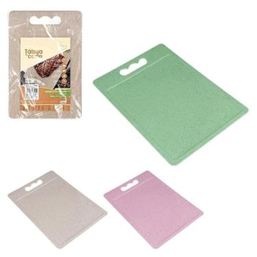 Imagem de Tabua de Corte Carnes Legumes Frutas De Fibra, Não Gruda Linha Premium M5 Armarinhos (Bege)