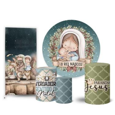 Imagem de Trio Capas Cilindro + Painel Redondo + Lateral Natal - Fadrix, K2NAT00