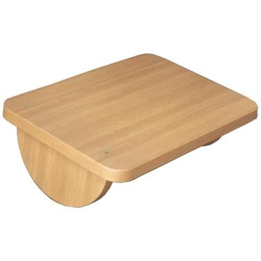Imagem de Espreguiçadeira giratória, antiderrapante para escritório, design ergonômico, seguro e sem odor, adequado para casa/escritório (marrom, 40 * 30 * 14 cm)