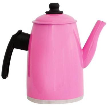 Imagem de Bule Rosa Resistente Gulê Em Alumínio 1,85 Litros - GULE