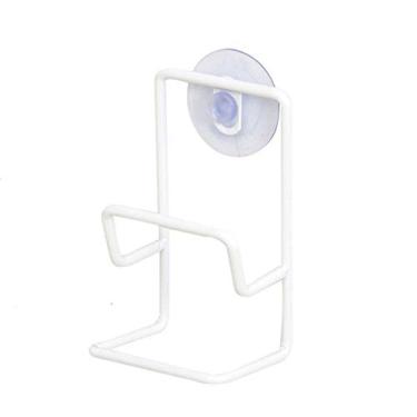 Imagem de P9IDEDFH Prateleira de drenagem portátil de aço inoxidável com ventosa prateleira de pano escorredor de pratos suporte de esponja rack de pia acessórios de cozinha (cor: D) (B)