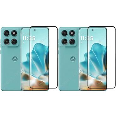 Imagem de kit 02 Películas De Vidro Curva Temperada 3D 9D Para Motorola Edge 60 / Edge 60 Pro/Edge 60 Ultra/Stylus