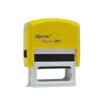 Imagem de Carimbo Automático Nykon 302 Amarelo