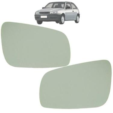 Imagem de Par Vidro Lente Retrovisor Base Gol G3 1999 Até 2009 Original - METAGA