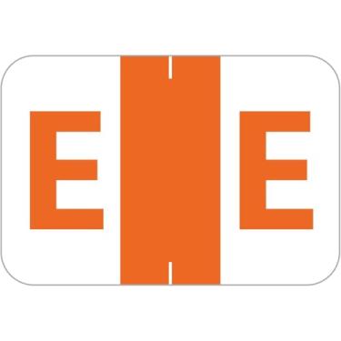 Imagem de 240 peças de etiquetas de pasta de arquivos, alfabeto, guias de índice de código de cores alfabéticas compatíveis com Smead 2,5 cm x 1-1/5.1 cm Barkley/Sycom FABKM - Adesivos Alpha compatíveis com a