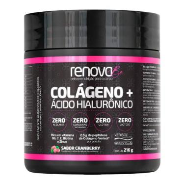 Imagem de Colágeno + Ácido Hialurônico Renova Be Sabor Cranberry 216g