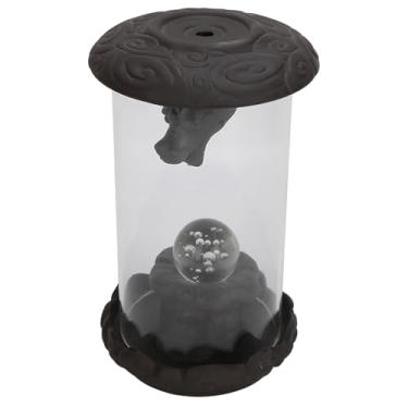 Imagem de Queimador de incenso com refluxo de dragão, elegante, porcelana vermelha, criativo, luz led, à prova de, decoração de casa, ornamento para sala de estar, meditação