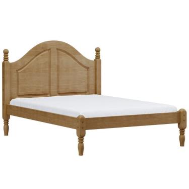 Imagem de Cama Casal 140cm Com Cabeceira Pé Madeira Eduarda Freijó F07 - Mpozenato