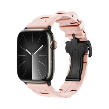 Imagem de Pulseira De Silicone Kilim Single Tour Para Apple Watch 46mm 42mm 49mm