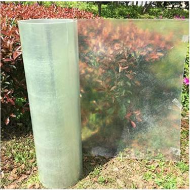 Imagem de Folha De Plástico Acrílico Transparente Folha De Cobertura De Estufa, Vidro De Substituição De Folha De Policarbonato, Toldo De Garagem, Resistente A Estilhaços Fácil, 1.2mm, 1x2m