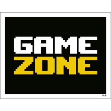 Imagem de Kit 10 Placas Game Zone 36X46