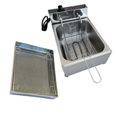 Imagem de Fritadeira Elétrica Industrial Cuba 7L 110V Com Escorredor M