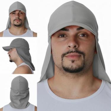 Imagem de Kit 5 Touca Profissional Brim Legionário Com Aba Proteção Solar Maicol