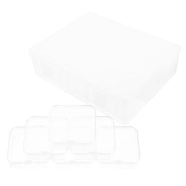 Imagem de Caixa de armazenamento de plástico com 30 compartimentos pequeno recipiente organizador para contas, joias e suprimentos de artesanato, armazenamento compacto de mesa para casa e escritório
