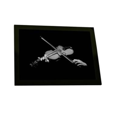 Imagem de Quadro Decorativo Musico Tocando Violino Foto Decoração Poster Quarto Sala