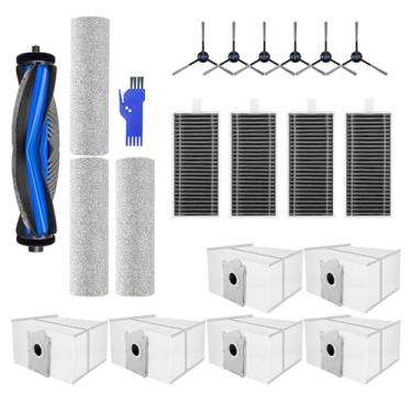 Imagem de EASETROL Kit de acessórios de 21 peças para Ecovacs Deebot X8 Pro Yeedi S14 Plus, peças de reposição para aspirador de pó robô com 1 escova principal, 4 filtros, 3 escovas de rolo, 6 escovas laterais