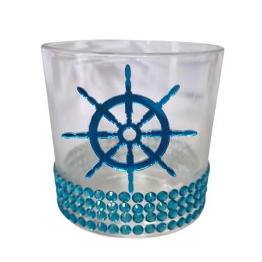Imagem de Copo Whisky Marinheiro Timão Azul 230 ml