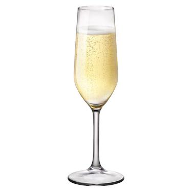 Imagem de Taça Champanhe 22X8X8 cm 200ml Cristal Transparente 6 Peças Bormioli Rocco Riserva