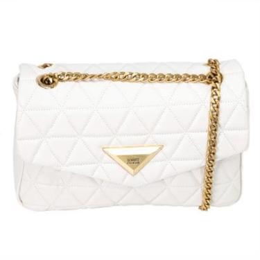 Imagem de Bolsa Feminina Grande Schutz Tiracolo 944 Matelassê Couro Corrente 500181093-Feminino