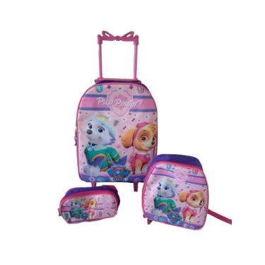 Imagem de Kit Mochila Infantil Patrulha Canina Feminina