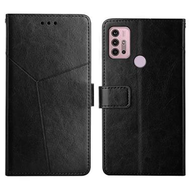 Imagem de For Motorola Moto G10 / G20 / G30 Y Stitching Horizontal Flip Leather Phone Case with Holder & Card Slots & Wallet & Photo Frame