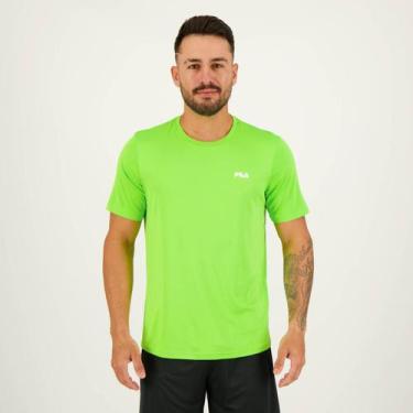 Imagem de Camiseta Fila Basic Sports Polygin Verde