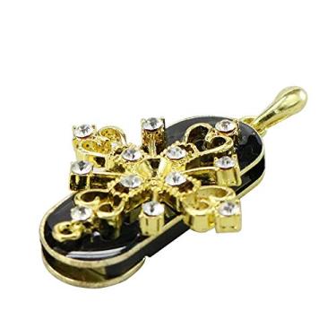 Imagem de 8 GB Cruz de ouro de metal modelo USB Flash Card USB Flash Drive U disco USB Flash Disk USB Memory Stick Thumb Drive