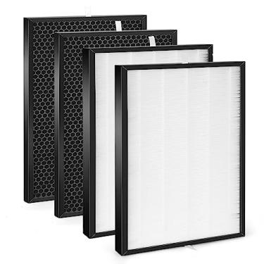 Imagem de O filtro de substituição FY1413-FY1410 é combinado por material de carbono ativo, compatível com purificador de ar Philips 1000/1000i, substitui filtro AC1212/1213/1215/1216 (fy1410 2+2)