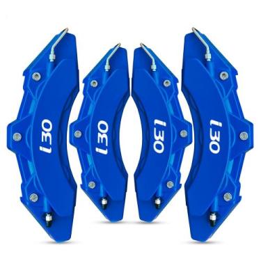 Imagem de Capa de Pinça de Freio Hyundai i30 - kit c/ 4 unid + cola - Parts, Azu