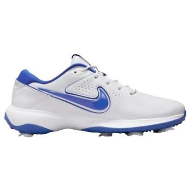 Imagem de Nike Victory Pro 3 Chuteiras de golfe masculinas brancas e azuis DV6800-140, Branco, 41 BR